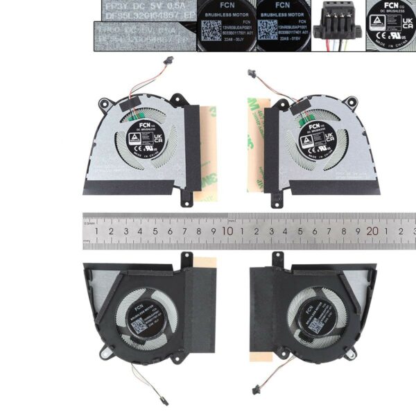 VENTOINHAS CPU + GPU PARA PORTATIL ASUS ROG G14 GA402R GA402RJ/K 2022