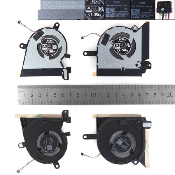 Ventoinhas de Refrigeração para Portátil ASUS ROG GV302X Flow X13 2023