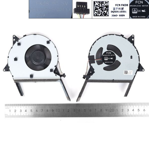 Ventoinha para Portátil Asus X570 Series, K570 Series - FAN0990