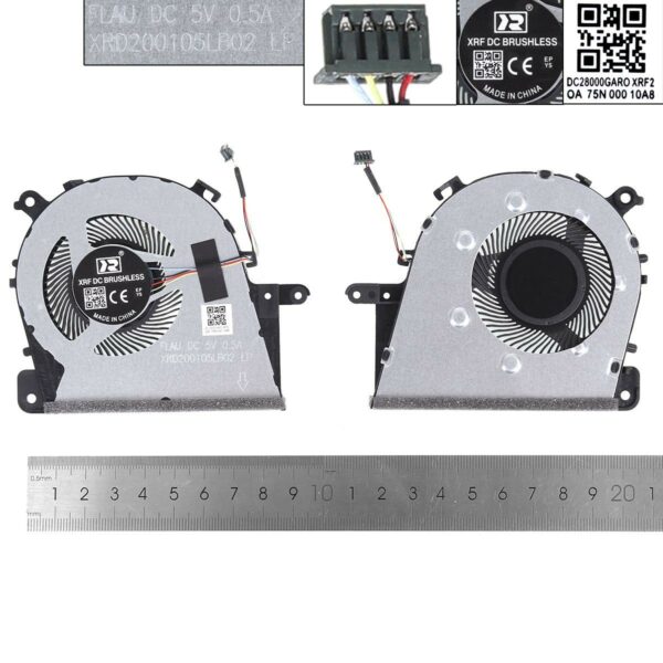 Ventoinha de Refrigeração para Portátil Lenovo IdeaPad 3 14IML05 S145-14 - Compatível DC28000F4V0