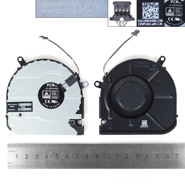 Ventoinha para Portátil HP 15M-EU 15M-ES 15T-ES 15Z-EU 15-EU/ES W149 W150 - DFS5K22B05673A M45465-001