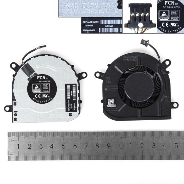 Ventoinha para Portátil HP 15M-EU, 15M-ES, 15T-ES, 15Z-EU, 15-EU/ES Series - Substituição de Alta Qualidade