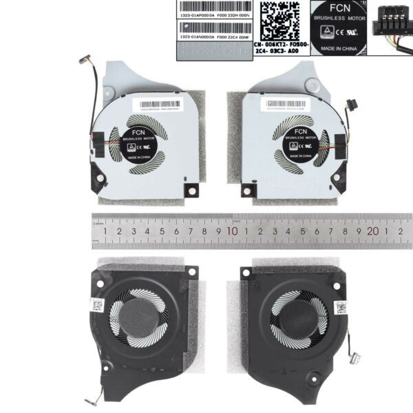 VENTOINHAS CPU + GPU PARA PORTATIL DELL G7-7790 G5-5590 7590 P82F 12V
