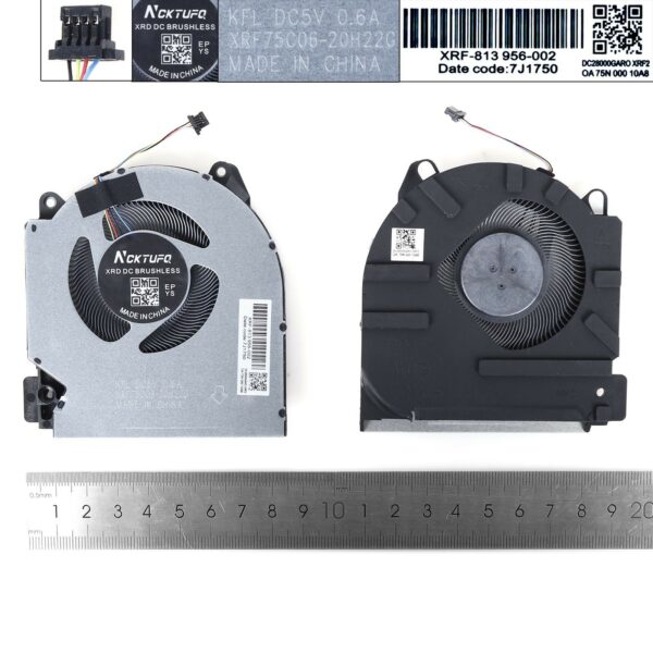 Ventoinha GPU para Portátil HP 16-D/E Series - 60W - TPN-Q263 M75721 M75723