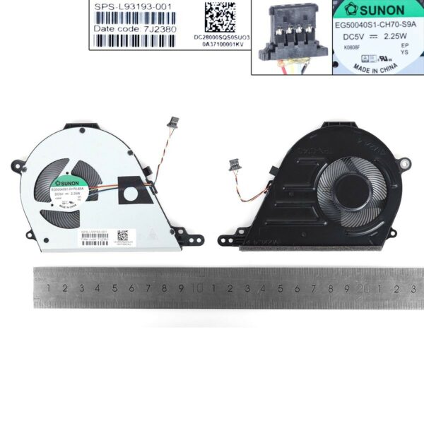 VENTOINHA PARA PORTÁTIL HP CHROMEBOOK 15-DE TPN-C140 L54807-001