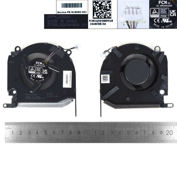 VENTOINHA PARA PORTÁTIL HP OMEN 16-K 16-N TPN-Q280 TPN-Q280