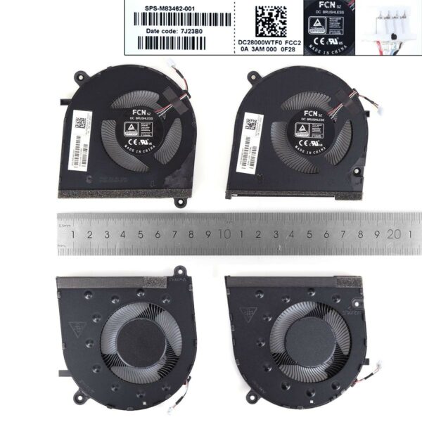 VENTOINHA PARA PORTÁTIL HP SPECTRE X360 16" 2 EM 1 16-F 16T-F M83462-001