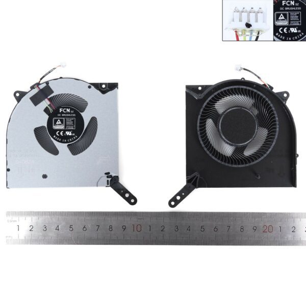 Ventoinha CPU para Portátil Lenovo Legion R9000K, Y9000K, Legion 7 16ACH 2021 - 5V