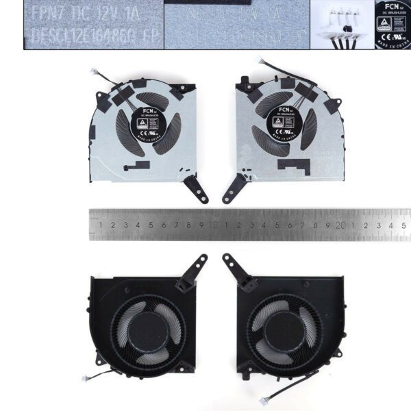 VENTILADOR DE PORTÁTIL LENOVO LEGION Y7000P R7000P R7000 2022 ARH7 IAH7 12VL+R, CÓPIA ALTA