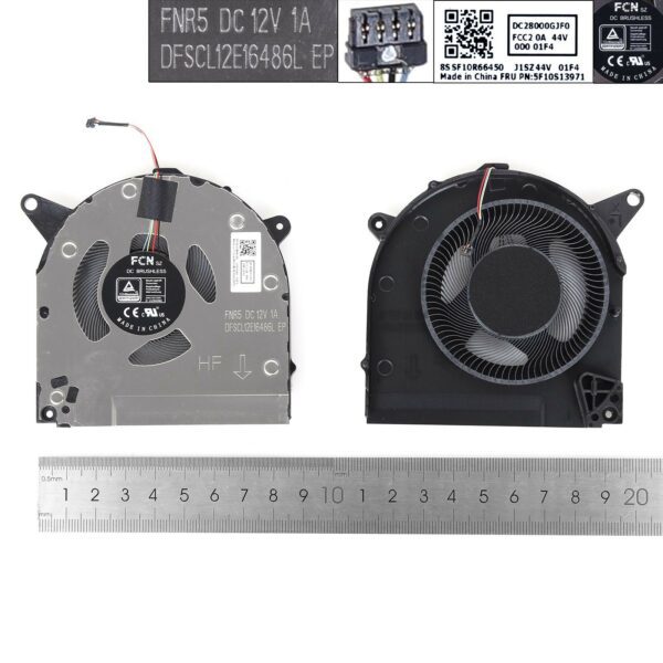Ventoinha para Portátil Lenovo R9000X, S7-15ACH6, S7-15IMH05 (2021) - 12V - Green Computer