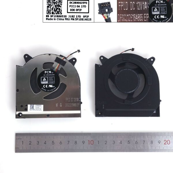 Ventoinhas CPU + GPU para Portátil Lenovo R9000X Y9000X ARH7 IAH7 82TF 2022 12V