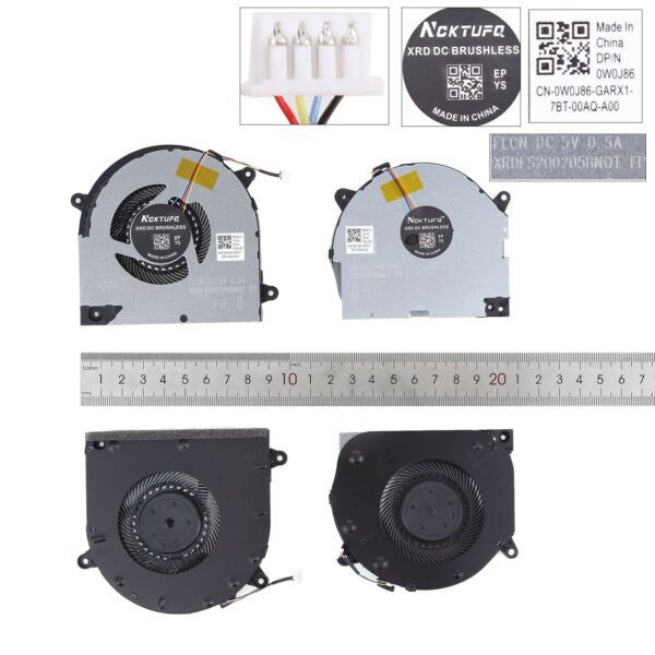 VENTOINHAS CPU + GPU PARA PORTATIL LENOVO Y540-17 Y7000-17 17IRH