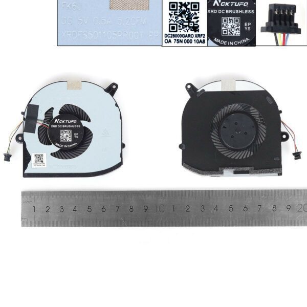 VENTOINHA GPU PARA PORTÁTIL DELL XPS15 9570 7590 M5530 M5540 P56F