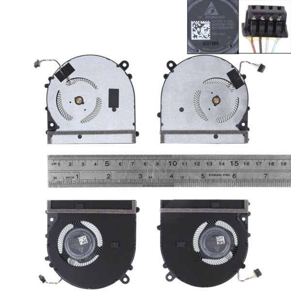 Ventoinha de Refrigeração CPU + GPU para Portátil Xiaomi PRO 15.6"