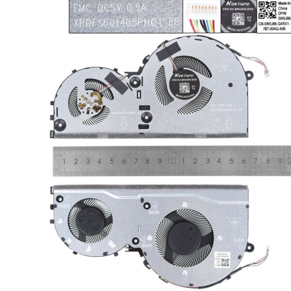 Ventoinha de Refrigeração para Portátil Lenovo L330-15ICH e L330-17ICH Series