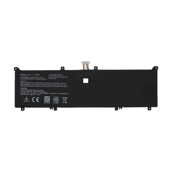 Bateria ASUS C22N1720 para ZenBook S UX391 — 7.7V 6500mAh 50Wh