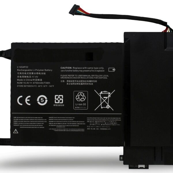 BATERIA PARA PORTÁTIL LENOVO IDEAPAD Y700-17ISK-80Q00068GE L14S4P22