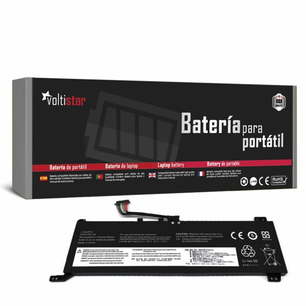 Bateria para Portátil Lenovo Legion 5 R7000 Y7000 L19C4PC0 L19M4PC0 15.4V 3850mAh