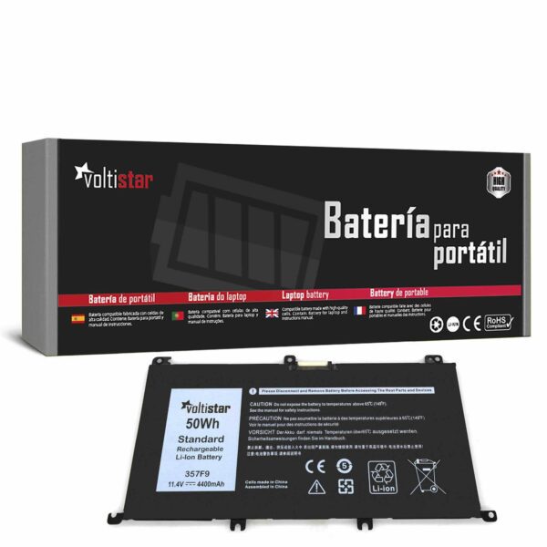 Bateria para Portátil Dell Inspiron 15 5000 7000 Series 5576 5577 7557 7559 7566 7567 - P/N 357F9