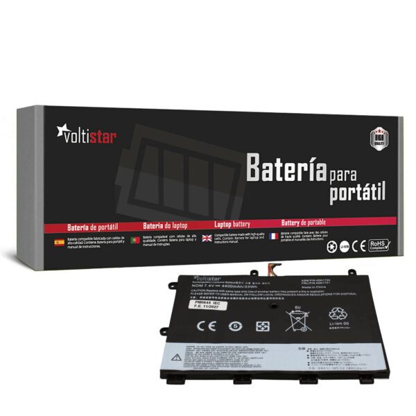 Bateria do Portátil para Lenovo ThinkPad 11e Yoga 11e Chromebook 11e Series 7.4V 4300mAh - P/N: 45N1750 45N1748 45N1749 45N1751