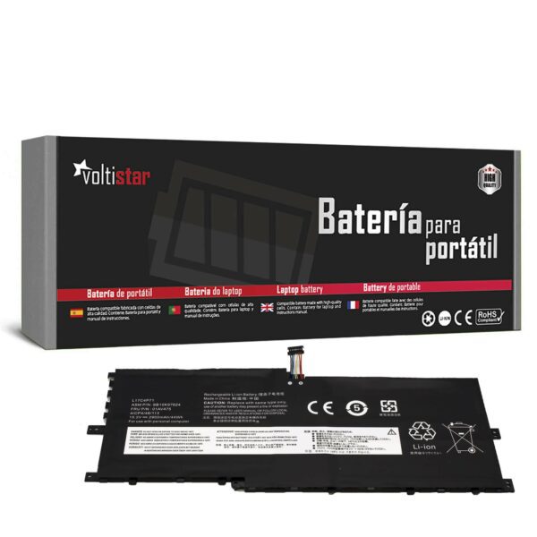 Bateria para Portátil Lenovo ThinkPad X1 Yoga Gen 3 (2018) e P1 Gen 1/2 - L17C4P71 L17M4P71 L17M4P73