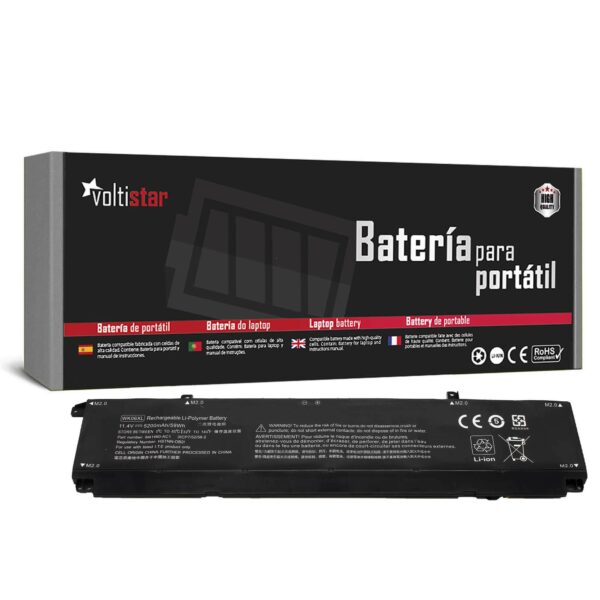 Bateria para Portátil HP Victus Gaming 16-R Series, OMEN 16-B/C/N Series, OMEN 17-CK Series - P/N WK06XL