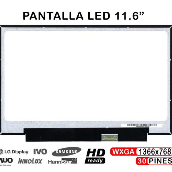 Ecrã 11.6" WXGA (1366x768) 30 Pinos para Portátil Lenovo Flex 3 Chrome Series - NV116WHM-N47