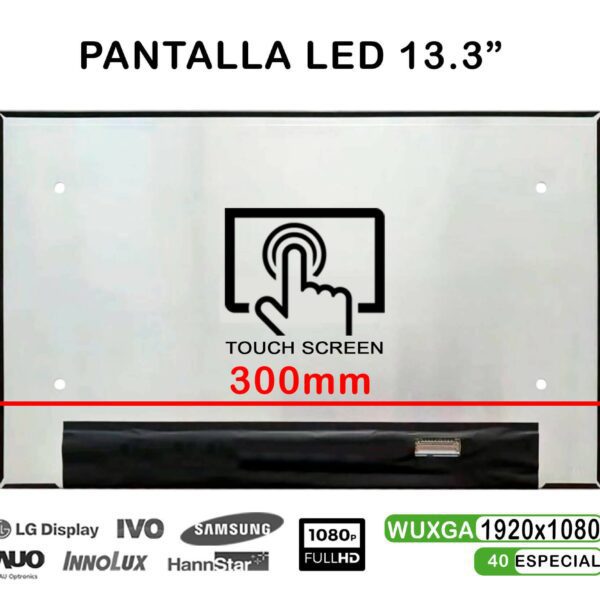 ECRÃ LED 13.3" LP133WF6-SPK2 PARA PORTÁTIL