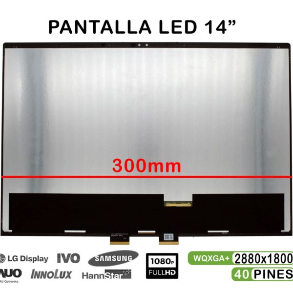 ECRÃ TÁTIL 14" ATNA40CU06-0 PARA PORTÁTIL