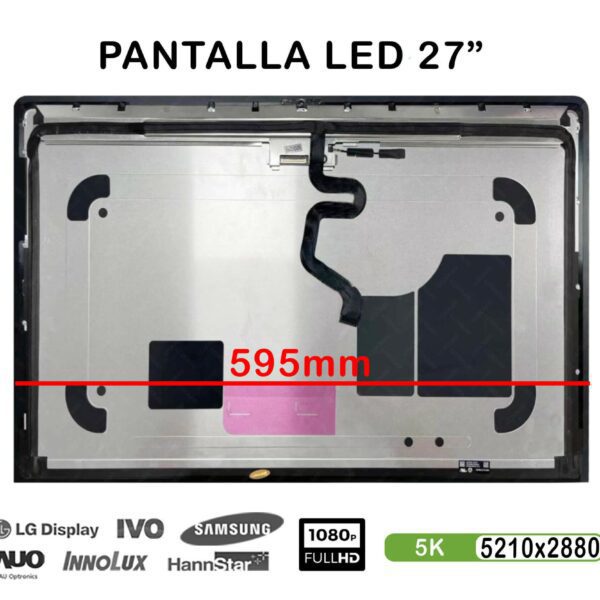 ECRÃ LED COMPLETO DE 27" PARA APPLE IMAC PRO A1862 5K SÉRIE 2017 PORTÁTIL LM270QQ1 (SD) (D1)