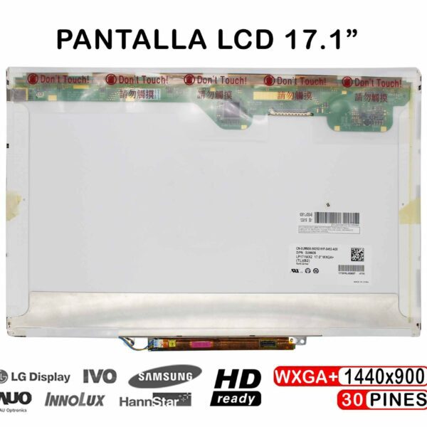 ECRÃ LCD DE 17.1" PARA PORTÁTIL LP171WX2 TL B2