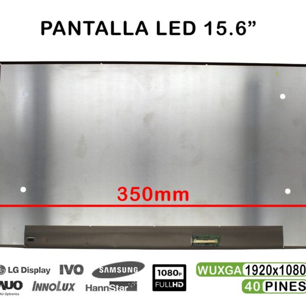 Ecrã LED FHD 15.6" 40 Pinos para Portátil - NV156FHM-T0A V8.1