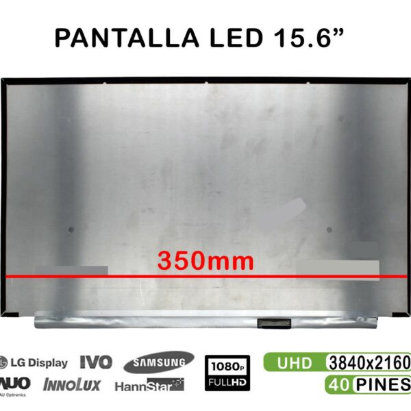 ECRÃ LED 15.6" UHD (3840x2160) 40 Pinos para Portátil LP156UD3-SPB3 - Green Computer