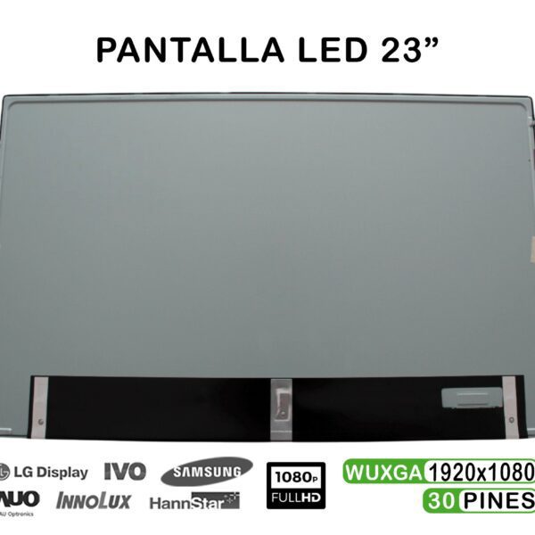 Ecrã LED 23.8" Full HD (1920x1080) 30 Pinos - Compatível LTM230HL08-H01 e LM238WF2 Series