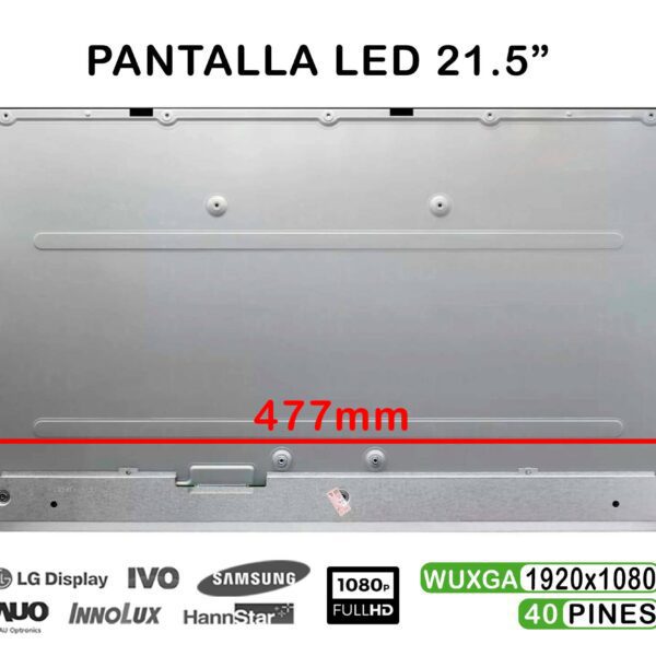 Ecrã LED 21.5" FHD 30 Pinos para HP ProOne 600 G4 e HP 22-C/D Series - M215HAN01.1