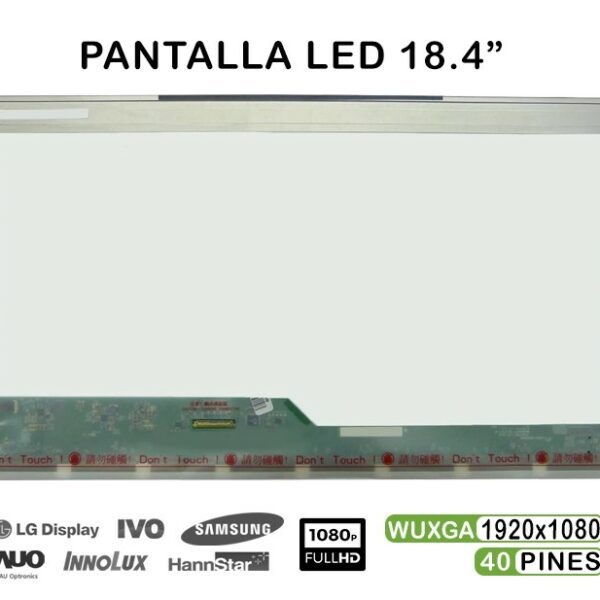 ECRÃ LED DE 18.4" PARA PORTATIL N184HGE-L21 REV.C1