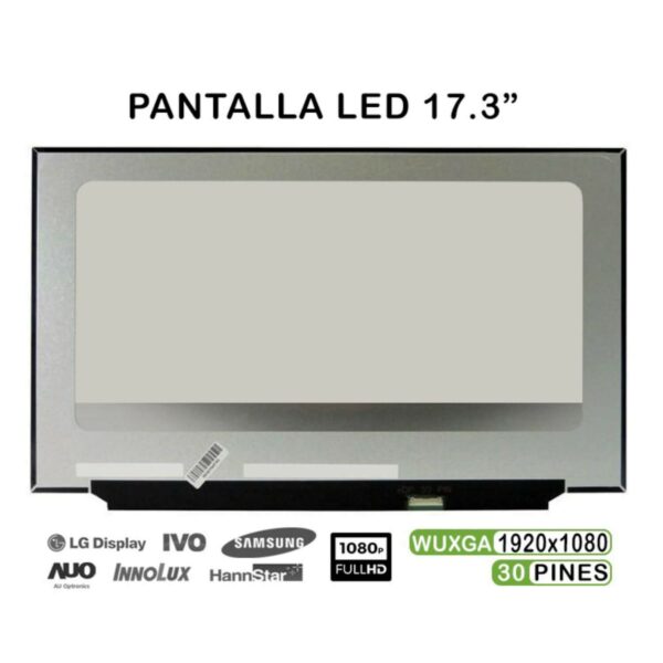 Ecrã LED 17.3" WUXGA (1920x1080) 30 Pinos para Portátil - B173HAN04.2