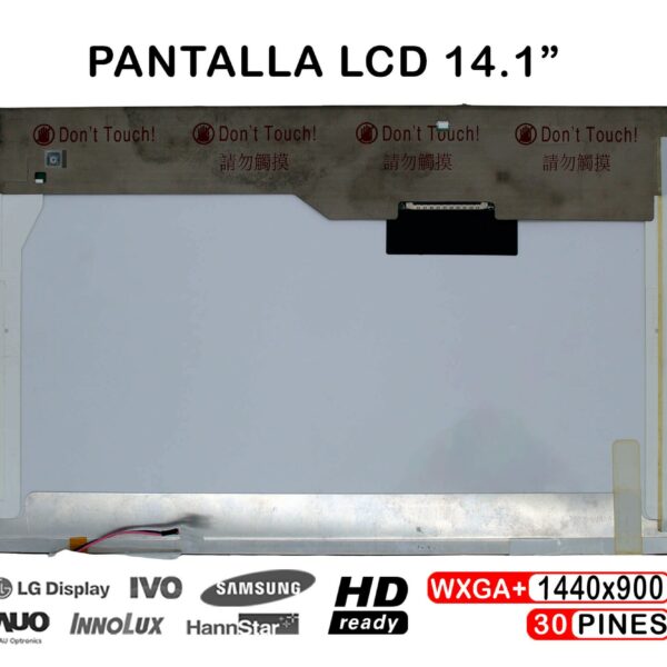 Ecrã LCD 14.1" WXGA+ (1440x900) para Portátil - Compatível LP141WP1-TLB9, TLB8, TLB7 e Mais