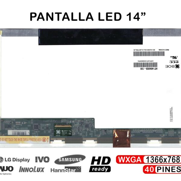 ECRÃ LED DE 14" PARA PORTATIL FUJITSU LIFEBOOK S751