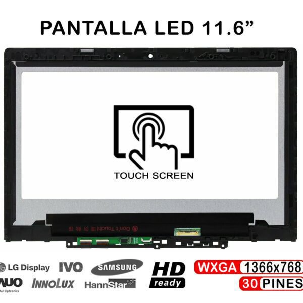 Ecrã LED Tátil 11.6" WXGA para Portátil Lenovo WinBook 300E 2ª Geração - 5D10T45069