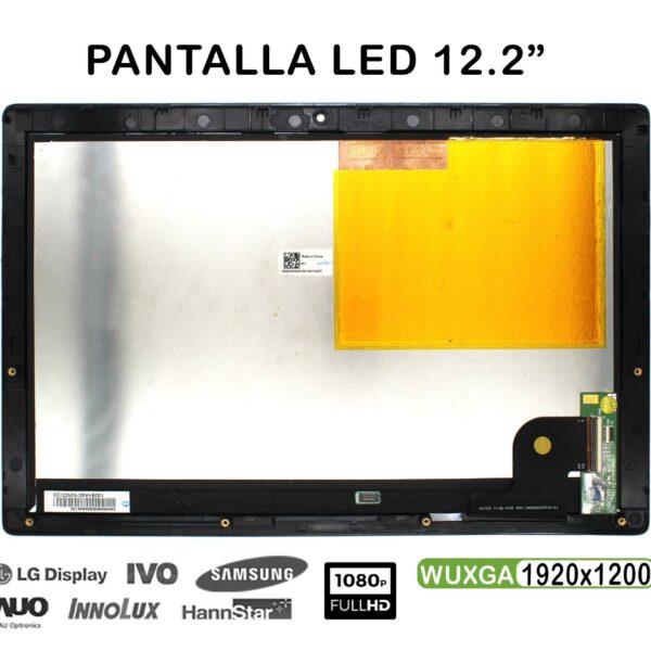ECRÃ LED DE 12.2" PARA PORTATIL LENOVO IDEAPAD MIIX 520-12IKB 5D10P92347 COM QUADRO