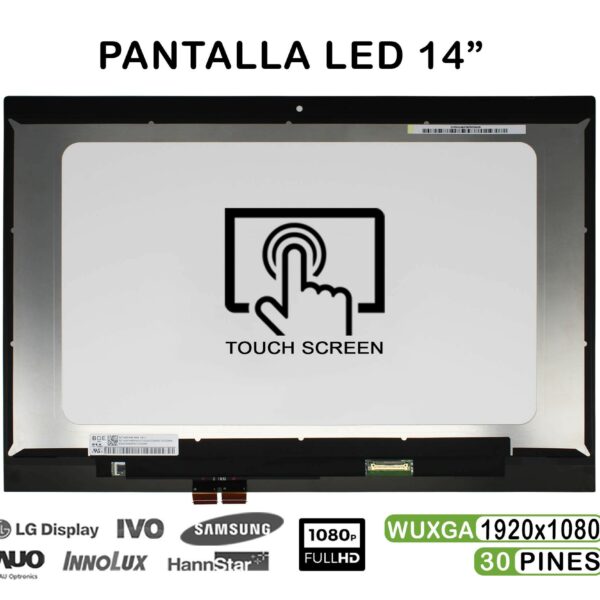 ECRÃ LED PARA PORTÁTIL NV140FHM-N48 V8.1
