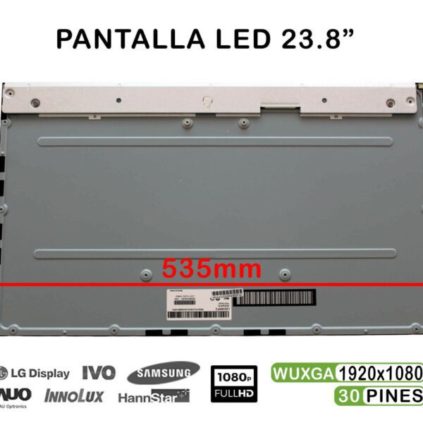 Ecrã para Portátil 23.8" LED Full HD (1920x1080) LM238WF2-SSK3 - Substituição de Alta Qualidade