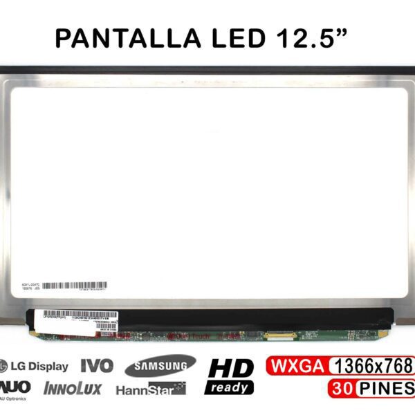 ECRÃ LED DE 12.5" PARA PORTATIL LP125WH2(TP)(H1) LP125WH2 TP H1