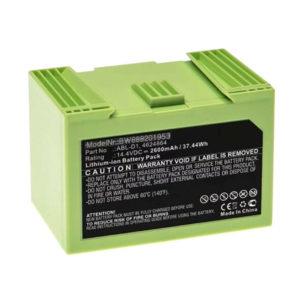 Bateria para iRobot Roomba Série i7 i7+ e i3/i4 - ABL-D1 Lítio 14.4V 2600 mAh