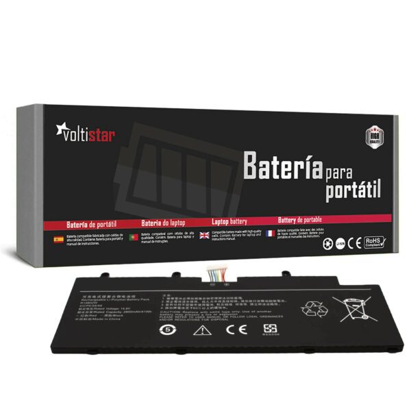 Bateria para Portátil Xiaomi RedmiBook Pro 14 (2021-2022) - Compatível com R14B02W - 14.8V 2800mAh
