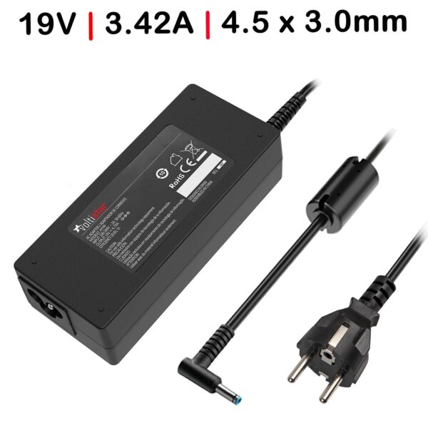 Carregador Portátil ASUS 65W 19V 3.42A 4.5x3.0mm para ASUSPRO Essential PU Series, Advanced BU Series e VivoBook Go15