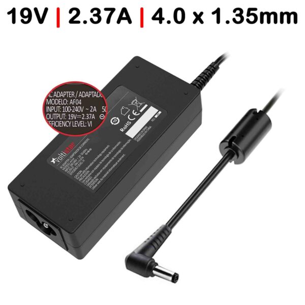 Carregador para Portátil Asus VivoBook / ZenBook 19V 2.37A 45W Conector 4.0x1.35mm - ADP-45BW