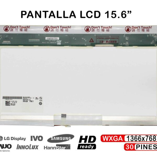 Ecrã LCD 15.6" WXGA (1366x768) 30 Pinos para Portátil eMachines E640 - Green Computer
