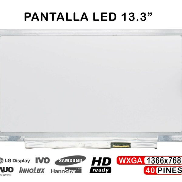 Ecrã LED 13.3" para Portátil Lenovo - Substituição de Ecrã 27R2439